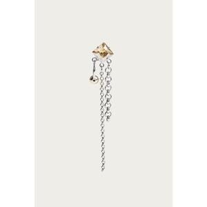 NEW JUSTINE CLENQUET dean earring in silver